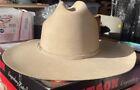 Stetson Cowboy Tan Hat 4X Beaver Bar None Size 7 1/4 R Brim 4 Ranch No Box! NOS