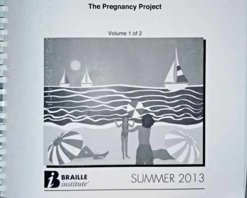 The Pregnancy Project - Summer 2013 Edition ~ In Braille for the Blind