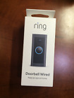 New Ring Video Doorbell Wired Night Vision 2.4 GHz wifi 1080p HD Camera - Black