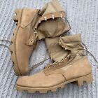 Military Issue Combat Boots Hot Weather Desert Tan Hiking Mens Size 12.5  NEW