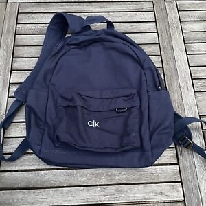 Pottery Barn Teen Northfield Serenity Recycled Backpack Navy Blue Monogrammed
