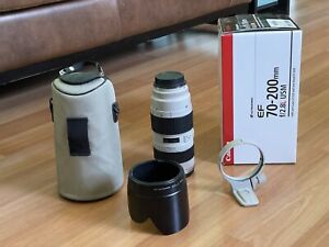 Canon EF 70-200mm f/2.8 L USM Lens - with case, tripod mount, hood.  FOR PARTS