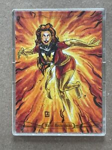 Marvel Masterpieces 2016 MM16 Phoenix Jean Grey Sketch Card Peejay Catacutan
