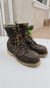 Mens Thorogood Steel Toe Work Boots 804-4378 Size 12 EE