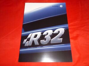 VW Golf IV R32 brochure brochure leaflet from 2002