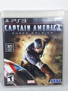 Captain America Super Soldier PS3 Playstation 3 Game And Case No Manual Marvel