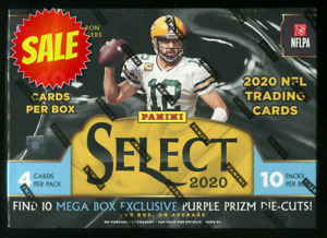 NEW 2020 Panini NFL Select Football (Blaster Box Or Mega Box) Cards