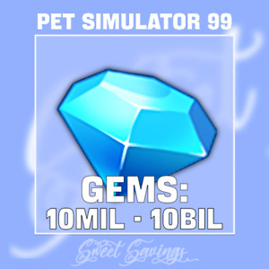 💎 10M - 10B Gems / Diamonds 💎 -  Pet Simulator 99 PS99 Roblox Pet Sim