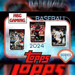 2024 Topps Series 1 | Baseball Cards #1-175 - Complete Your 2024 Topps Base Set
