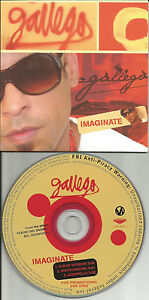 GALLEGO Imaginate 3TRX w/ ACAPPELLA & INSTRUMENTAL PROMO DJ CD single USA selleS