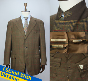 PAL ZILERI ZILLI Maker Brown PURE CASHMERE Sport Coat Blazer Jacket 56IT 46US/UK