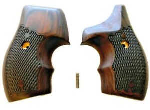 J Frame Grips fits most Smith & Wesson S&W Rosewood Checkered Half wrap NEW