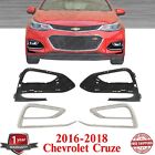 Front Bumper Fog Light Trim Molding Kit For 2016-2018 Chevrolet Cruze (For: 2017 Chevrolet Cruze)