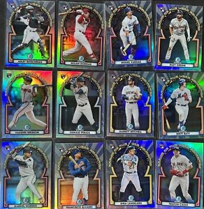 12 Card Lot - Bowman Chrome 2023 Rookie of the year favorites