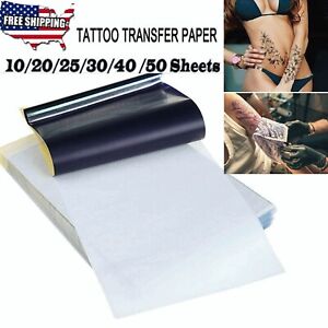 Tattoo Transfer Paper Stencil Carbon Thermal Tracing Hectograph Supplies Sheets
