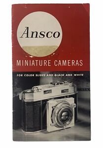 New Listing1964 Ansco Miniature Camera Catalog Brochure with Prices Original Rare