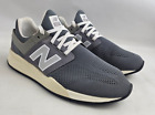 New Balance 247 MS247MM Athletic Lifestyle Shoes Grey White Men's Size 10 MINT