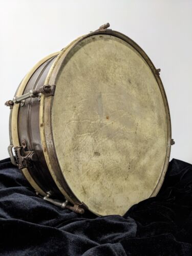 1920s Wurlitzer Leedy Metal Snare Drum Cincinnati Chicago