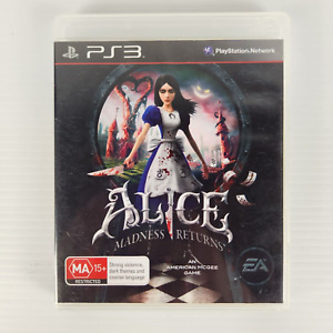 Alice Madness Returns PS3 Complete Video Game Action Adventure Shooter PAL 🦊