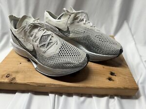 Size 10.5 - Nike ZoomX VaporFly Next% 3 White Particle Grey