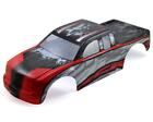 Redcat Rampage MT/XT Pre-Painted Monster Truck Body (Red/Silver) [RER03658]