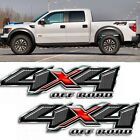 2X Carbon fiber Off Road Truck Bed 4X4 Decals Parts For Dodge Ram 1500 2500 (For: More than one vehicle)