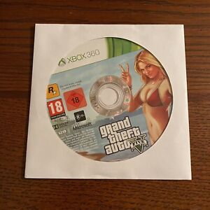 Grand Theft Auto Five V 5 PAL (Xbox 360) Disc 1 Install Only, Tested, Working