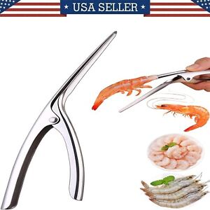 Stainless Steel Prawn Peeler Shrimp Deveiner Peel Device Creative Kitchen Tools