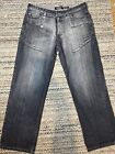 Vintage Ecko Unltd Jeans Mens 36 Black Denim Pants Baggy Fit Cotton Grunge Skate
