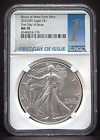 2022W West Point Mint Silver Eagle $1 .999 Silver NCG MS70 FDOI