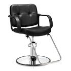New Hydraulic Salon Chair Health Beauty Spa Hair Styling Seat Black Barber Shop