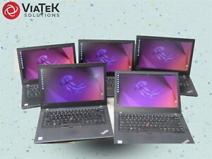 New ListingLot of 5 Lenovo ThinkPad T470 Intel i5-6300U @ 2.40GHz 16GB w/ AC