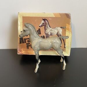 Vintage Breyer Proud Arabian Foal PAF #220 Matte Dapple Grey/Gray with Box!