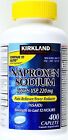 Kirkland Naproxen Sodium 220mg Aleve Pain Fever Reducer, 400 or 800 Caplets