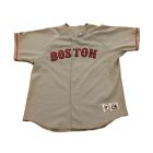 Majestic Boston Red Sox Jason Varitek #33 Road Gray MLB Jersey Men's Size XL