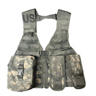4pc Fighting Load Carrier w/ 2 MOLLE II Pouches & 1 IFAK ACU UCP US ARMY