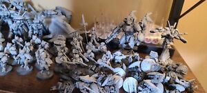 Warhammer 40k: Tau Army Lot Fully Assembled, Primed, and Zenithal with accessory