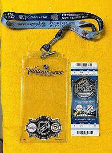 New Listing2011 NHL Winter Classic Full Ticket & Lanyard ~ Pitt v. Wash ~ Ovechkin & Crosby