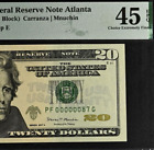 2017A $20 FRN Atlanta PMG 45EPQ wanted birthday low serial number 00000087