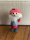 Vintage Handmade Small Wood Gnome Figure, 1960s Sweden