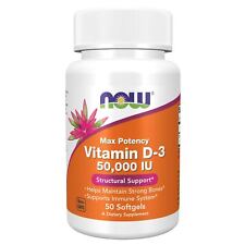 NOW FOODS Vitamin D-3 50,000 IU - 50 Softgels
