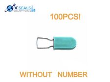 Plastic Security Seals, PADLOCK  C,  WITHOUT  NUMBER, 100 pcs, Green color