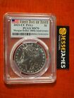 2021 $1 CC PRIVY SILVER MORGAN DOLLAR PCGS MS70 FIRST DAY OF ISSUE CARSON CITY