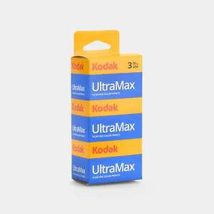 Kodak UltraMax 400 Color Negative 35mm Film (36 Exposures) - 3 Pack
