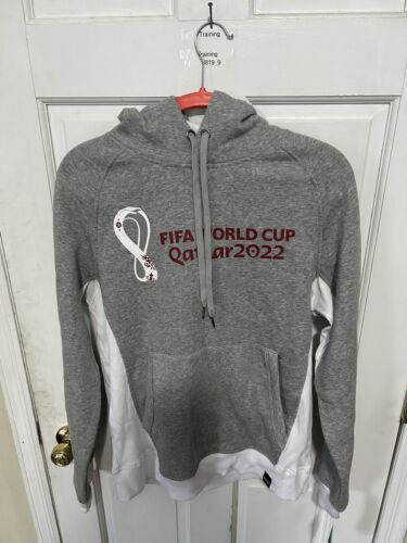Fifa World Cup Qatar 2022 Mens Hoodie, Size M, Gray, New, World Cup $MSRP79, #2