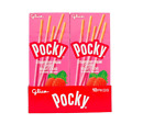 Pocky  Cream Covered Strawberry and Chocolate  Biscuit  1.41 Oz 5 PACK, 10 PACK
