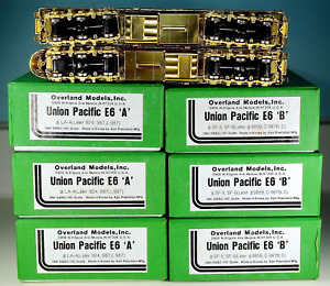 OMI HO Scale BRASS UNION PACIFIC EMD E6A/B Diesels U/P (LA4A/SF5B) O.B. MINT