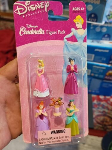 Hasbro 2002 PVC cinderella figures set in sealed package Drizella Gus Jaq More