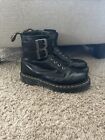 Dr. Martens Womens Original Smooth Leather Lace Up Boots Black Size 9US EUC
