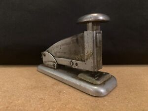 MCM Industrial Ace Fastener Scout No 202 Chrome Stapler Tested beautiful patina
